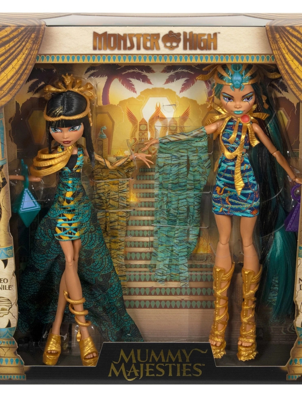 New Monster High Mummy Majesties Cleo And Nefera